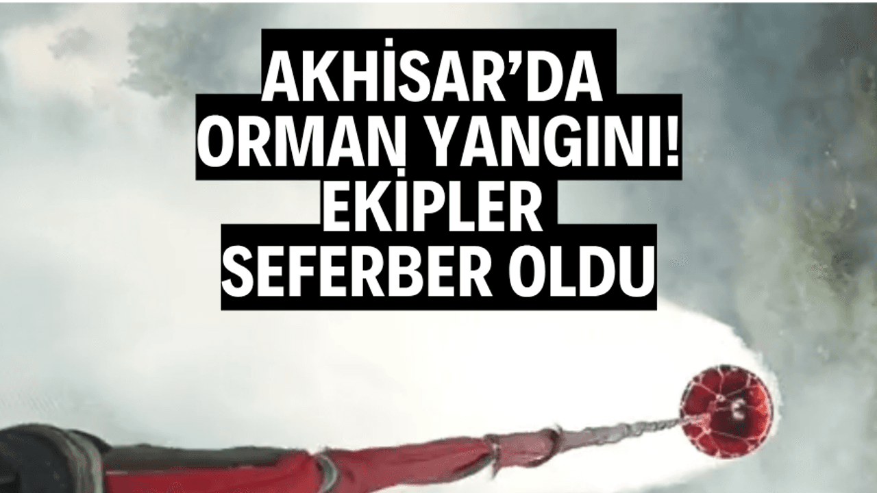 Akhisar’da Orman Yangını: Ekipler Seferber Oldu